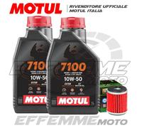 Tagliando YAMAHA YZ 250 F 4t 2003-2020 YZF (2 MOTUL 7100 10W50 + Filtro olio)