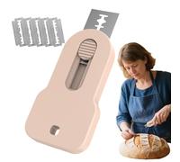 Tagliapane Portatile Magnetico - Lame Per Incidere L'Impasto Da Fornaio | Accessorio Magnetico Da Frigorifero Per Cucina Domestica E Panifici | Stile Europeo Con Lama Affilata In Acciaio Inossidabile