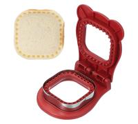 Tagliapanino Senza Crosta, Forma Quadrata (Rosso) per Cucina