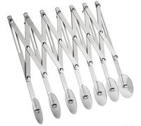 Tagliapasta a 3/5/7 ruote, in acciaio inox, larghezza regolabile, con manico ergonomico, per tagliare dolci, biscotti (argento3)