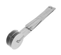 Tagliapasta a 3 Ruote, Tagliapizza Regolabile in Acciaio Inossidabile, 24,2x3cm - Taglio Uniforme, Design Estraibile, Ideale per Pasticceria e Pizza