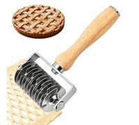 Tagliapasta a Griglia per Dolci Rullo per Crostate in Acciaio Inossidabile | Tagliapasta per impasto a rullo reticolo Per pane torte crostate biscotti casa caffè appartamento
