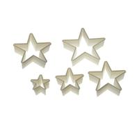 Tagliapasta Biscotti Stella Nylon Ø 2,9 - 12,7 cm 5pz SILIKOMART - Pasticceria