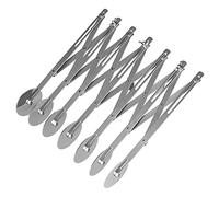 Tagliapasta con Manico, Tagliapizza Inossidabile, Tagliapizza Espandibile Coltello da Pasticceria Multitondo Taglierina da Forno Rullo Tagliapasta per Biscotti Divisore (Coltello a sette ruote)