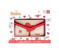 TAGLIAPASTA Dolci Messaggi LOVE a Forma di Busta da Lettera per la festa degli innamorati SAN VALENTINO - formine taglia biscotti per Creare Fantastici Dolci e decori Torte