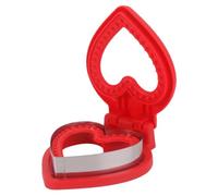 Tagliapasta e sigillante per sandwich, tagliapane - Stampo per sandwich a forma di cuore inossidabile | per biscotti cibo da picnic per bambini toast