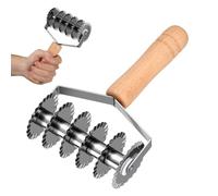 Tagliapasta in Acciaio Inox Manico in Legno, Lama a Griglia