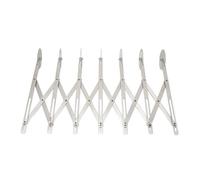Tagliapasta in acciaio inox per uso alimentare, 7 ruote, per pizza e noodle, utensile da cucina, 24,5 x 8,2 cm