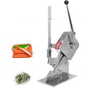 Tagliapasta manuale resistente e sigillatrice a forma di U per imballaggi alimentari, spessore regolabile per verdure, frutta, sacchetti a rete, uso commerciale (11 kg)
