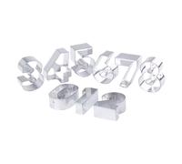 Tagliapasta Numeri Acciaio Inox Formine Biscotti 0-8 Thermohauser 6,5 Cm 9pz