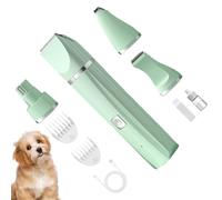 Tagliapasta per cani, tagliazampe per cani | Trimmer a di zampe senza fili per cuccioli, toelettatura a basso rumore, rasoio da toelettatura ricaricabile 4 in 1 impermeabile per cani e