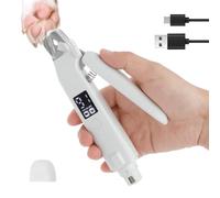 Tagliapasta per cani,Trimmer per cani a basso rumore con doppia illuminazione a LED,Trimmer elettrico senza fili kit di toelettatura,Rasoio ricaricabile zampe, orecchie,viso