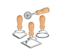 Tagliapasta per Ravioli con Rotella (Set da 4)