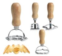 Tagliapasta per Ravioli Stampo per Ravioli di Halloween con e Fantasma | Set da 4 Formine in Metallo per Biscotti per Cucina Casa Scuola Regalo Natale Uomo Donna