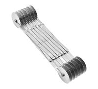 Tagliapasta Regolabile | Ruota Acciaio Inox Per Pizza/Ravioli (3/5/7 Ruote, 31.5cm) | Lame Precisione Con Bloccaggio - Per Dolci/Salati, Cakes, Lasagne, Cucina Professionale
