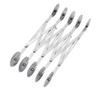 Tagliapasta Regolabile | Ruota Acciaio Inox Per Pizza/Ravioli (3/5/7 Ruote, 31.5cm) | Lame Precisione Con Bloccaggio - Per Dolci/Salati, Cakes, Lasagne, Cucina Professionale