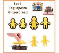 Tagliapasta taglia biscotti gingerbread pan di zenzero utensili da cucina dolci