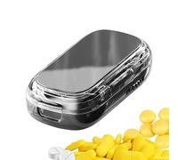 Tagliapastiglie - Dispenser Portatile per Compresse,Settimanale Tagliatore Compresse per Infermieri Scuola Campeggio Casa Ospedale Adulti Bambini Anziani