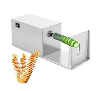 Tagliapatate a spirale automatico, elettrico, per tagliare verdure e frutta, perfetto per fare patatine e spirali, ideale per patate e cetrioli