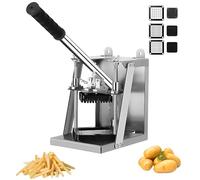 Tagliapatate da parete con 3 lame a griglia e ventose, per uso commerciale