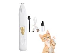 Tagliapeli per il viso del cane, cutter per capelli a di gatto, kit di toelettatura con coupon gatto funzione di illuminazione elettrica | Lampada a LED ricaricabile per il viso con orecchie a