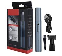 Tagliapeli per naso elettrico, tagliacapelli per naso ricaricabile con testina per rifinitore per basette, lama rotante a 360 gradi per un taglio liscio e indolore, rimozione del