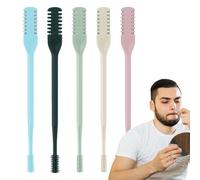 Tagliapeli per naso - Tagliapeli per naso per uomo, Tagliapeli per naso, Tagliapeli per naso manuale | Dispositivo per la depilazione del naso 2 in 1 con rotazione a 360° Confezione da 5 tagliacapelli