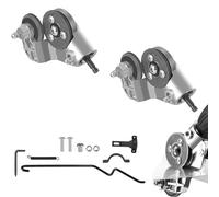 Tagliapiastre per trapano elettrico, taglierina veloce per lamiera, attacco per trapano roditore in metallo aggiornato, per ferro, lamiera bianca, acciaio, rame, alluminio 2PCS