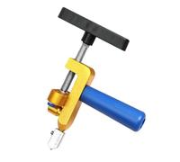 Tagliapiastrelle, 2 In 1 Tagliapiastrelle Vetroceramica, Apriscatole, Pinze, Rullo Diamantato, Taglio Manuale Con Coltello, Utensili Manuali,smusso per piastrelle(Gold)