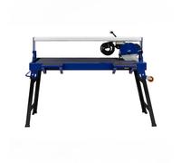 Tagliapiastrelle Idraulico Professionale Elettrico Taglia Piastrelle Raffreddato ad Acqua Girevole ad Angolo 45° per Lato con 2 lame Diamantate Motore Induzione 1200W 920mm
