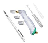 Tagliapiastrelle in Vetro con Manico Ergonomico e Allineamento di Precisione per