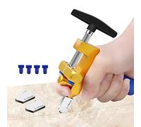 Tagliapiastrelle Manuale 2 in 1 con 2 Lame di Ricambio E 4 Cuscinetti Kit di Utensili da Taglio in Ceramica Manuale per Taglio Fai-da-te, Rottura di Vetro, Specchio, Piastrelle di Ceramic