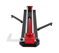 Tagliapiastrelle manuale, 800 mm, con rotella di taglio in tungsteno e posizionamento a infrarossi, per piastrelle, con guida singola e guida laser, per pareti, pavimenti, piastrelle di vetro (rosso)