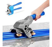 Tagliapiastrelle manuale professionale con design a doppia guida per taglio preciso di piastrelle in ceramica e porcellana di grande formato