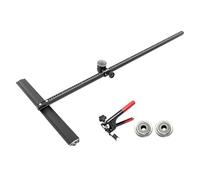 Tagliapiastrelle manuale professionale da 90 cm, tagliapiastrelle per pavimenti in ceramica a forma di T con 2 lame e pinze di rottura, per piastrelle in porcellana e vetro