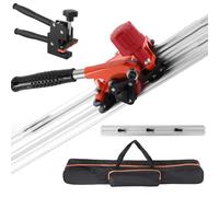 Tagliapiastrelle manuale - Utensile da taglio in ceramica resistente con ventose e rotella a 3 teste per il taglio di lastre di granito e porcellana