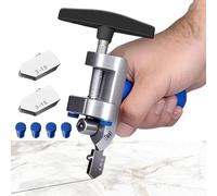 Tagliapiastrelle Per Piastrelle Ceramiche,2 In 1 Strumento Manuale Per Installazione Specchi | Tagliapiastrelle Per Vetro | Per Ristrutturazione Bagno Rimodellamento Cucina Progetti Pavimento Doccia M
