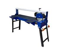 Tagliapiastrelle Professionale Elettrico Taglia Piastrelle Raffreddato ad Acqua Girevole ad Angolo 45° per Lato con 2 lame Diamantate Motore Induzione 1400W 1200mm