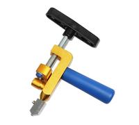Tagliapiastrelle, Tagliapiastrelle In Vetroceramica 2 1 Con Lama, Rullo Diamantato, Macchina Da Taglio, Apriscatole E Set Di Utensili,smusso per piastrelle(Yellow-Set)