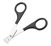 Tagliapillole a Forbice Rh-203 in Acciaio Inossidabile Nero | Lama Arrotondata, Divisione Precisa in Quarti, Adatto a Casa e Outdoor Stile Casuale