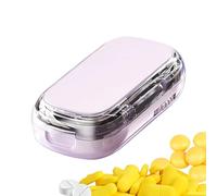 Tagliapillole - Attrezzo Portatile Per Tagliare Pastiglie | Taglia Compresse Multifunzionale Per Ospedale Casa Viaggi Scuola Anziani Adulti Bambini Per Tutta La Famiglia