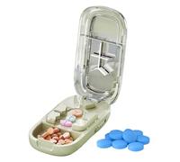Tagliapillole Con Centratura - Tagliapastiglie Portatile,Forniture Per Cura Personale Per La Deglutizione Anziani E Animali Domestici Per Uso Interno Esterno Sport E Corsa Uso Quotidiano In Farmacia