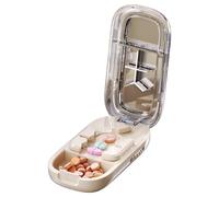 Tagliapillole - Dispenser Portatile per Compresse - Taglia Compresse Multifunzionale Per Ospedale Casa Viaggi Scuola Anziani Adulti Bambini Per Tutta La Famiglia