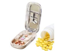 Tagliapillole Divisore | Taglia Compresse Facile Da Trasportare - Forniture Per Cura Personale Per La Deglutizione Anziani E Animali Domestici Per Uso Interno Esterno Sport E Corsa Uso Quotidiano In F