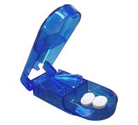 Tagliapillole - PP 8,7x4,2x2,6 Cm | Divisorio Trasparente | Custodia Dispenser Tutto In | Affettatrice Accurata Per Compresse Per La Gestione Dei Farmaci Per Gli Anziani, Viaggi Quotidiani E Assis