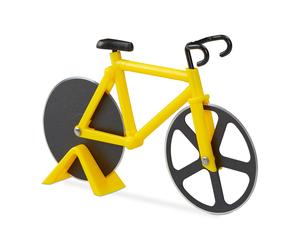 Tagliapizza bicicletta Cutter per pizza giallo Rotella da cucina gialla 80 g
