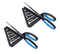 Tagliapizza Multifunzionale Con Lama in Acciaio Inossidabile Staccabile, Pala E Manico, Forbici Tagliapizza Multiuso 2 in 1, Taglio Facile, Funzionamento Con Una Sola Mano(2PCS)
