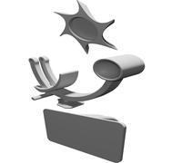 Tagliapizza Novità Stile Park Tool PZT-C Replica Stampata 3D in PETG