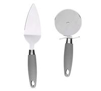 Tagliapizza Rotella E Pala Affettapizza In Acciaio Inossidabile Gadget Da Manico ergonomico Antiscivolo Strumenti Professionali Per Pizza Per La Casa Ristorante Cottura Al Forno