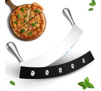 Tagliapizza Taglia Pizza Coltello per Pizza in Acciaio Inox Coltello per Tagliare la Pizza da 30 cm e Impugnatura Ergonomica - Facile da Pulire - Ideale per La Casa e i Professionisti
